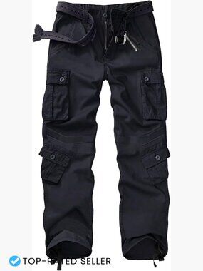Ripstop Cargo Pants Military Tactical Work Pants Casual Outdoor Hiking Pants